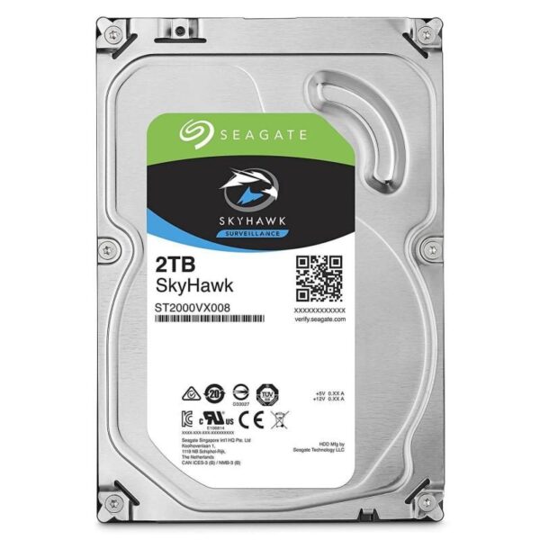 HD 2 Teras Surveillence Seagate Skyhawk (Próprio p/ DVR)