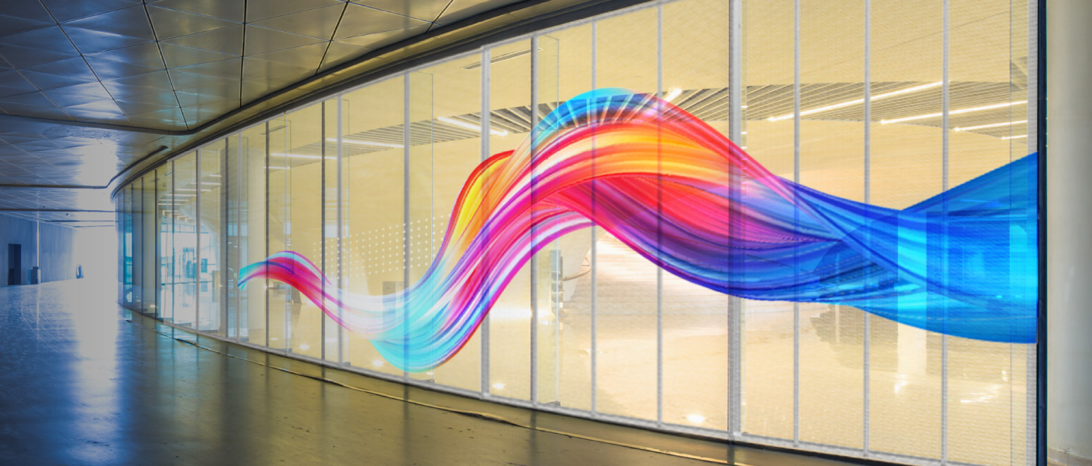 painel de led transparente Hikvision
