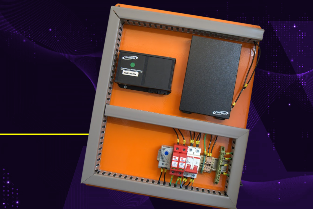 Quadros de comandos para CFTV